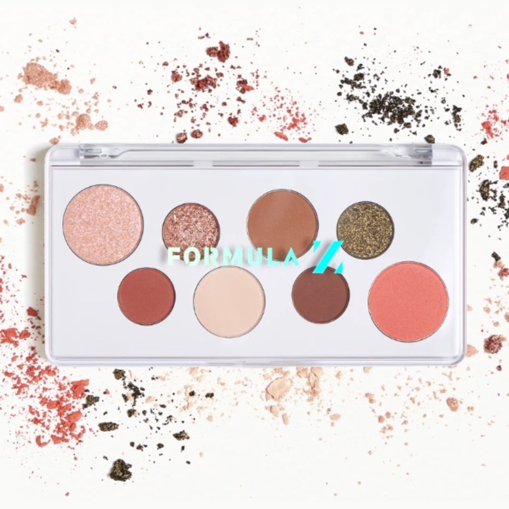 Formula Z Glam Eyeshadow Palette - Pink, Brown, Gold Shades